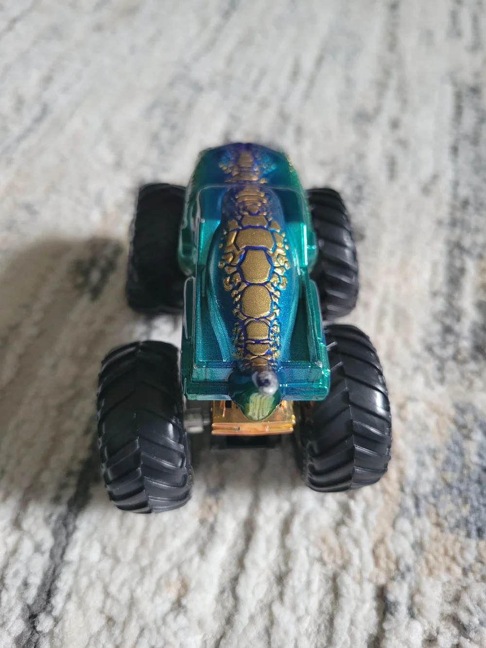 Mega Wrex Monster Truck Toy - Green and Gold